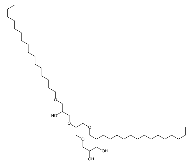 6,9-bis(hexadecyloxymethyl)-4,7-dioxanonane-1,2,9-triol structure