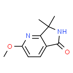 5H-Pyrrolo[3,4-b]pyridin-5-one, 6,7-dihydro-2-Methoxy-7,7-dimethyl- Structure