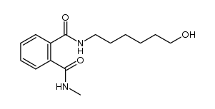 N-methyl N'-(6'-hydroxyhexyl)phthalicdiamide Structure