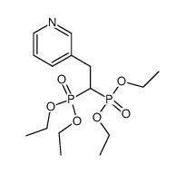 [2-(3-pyridyl)ethyl]-1,1-bis(diethylphosphonate) Structure