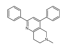 6-methyl-2,4-diphenyl-7,8-dihydro-5H-1,6-naphthyridine结构式