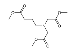 methyl 4-[bis(2-methoxy-2-oxoethyl)amino]butanoate结构式