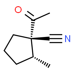 Cyclopentanecarbonitrile, 1-acetyl-2-methyl-, trans- (9CI) picture