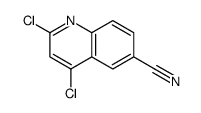 2,4-dichloroquinoline-6-carbonitrile结构式