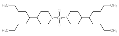 Copper,bis[4-(1-butylpentyl)pyridine]dichloro- structure