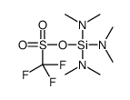 tris(dimethylamino)silyl trifluoromethanesulfonate结构式