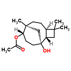 1,9-Caryolanediol 9-acetate structure