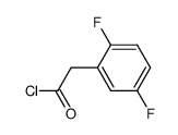 2,5-difluorophenyl acetyl chloride Structure
