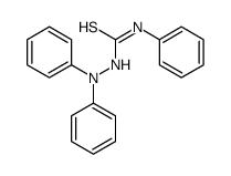 1-phenyl-3-(N-phenylanilino)thiourea Structure