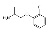 2-(2-Fluoro-phenoxy)-1-methyl-ethylamine结构式