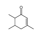 3,5,6-trimethylcyclohex-2-en-1-one Structure