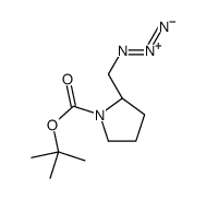 (S)-2-(Azidomethyl)-1-Boc-pyrrolidine Structure