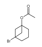 5-acetoxy-1-bromobicyclo[3.1.1]heptane Structure