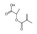 (2S)-2-(2-methylprop-2-enoyloxy)propanoic acid结构式
