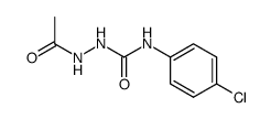 1-Acetyl-4-(4-chlorophenyl)semicarbazide结构式