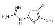 N-(5-BROMO-4-METHYL-1,3-THIAZOL-2-YL)GUANIDINE Structure