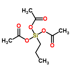 丙基三乙酰氧基硅烷结构式