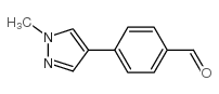 4-(1-METHYL-1H-PYRAZOL-4-YL)BENZALDEHYDE structure