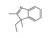 3-Ethyl-2,3-dimethyl-3H-indole结构式