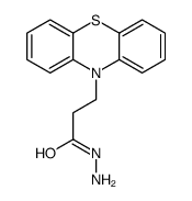 3-phenothiazin-10-ylpropanehydrazide Structure