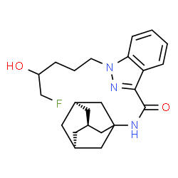 5-fluoro AKB48 N-(4-hydroxypentyl) metabolite结构式