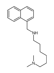 N',N'-dimethyl-N-(naphthalen-1-ylmethyl)hexane-1,6-diamine结构式