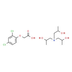 Tris(2-hydroxypropyl)amine/2,4-dichlorophenoxyacetic acid,(1:1) picture