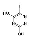 6-iodo-2H-1,2,4-triazine-3,5-dione结构式