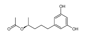 (S)-4'-acetoxyolivetol Structure