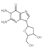 5-Amino-5-deoxyguanosine structure