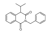 2-benzyl-4-propan-2-yl-4H-isoquinoline-1,3-dione结构式