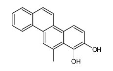 12-methylchrysene-1,2-diol结构式