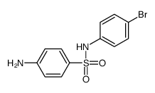 4-amino-N-(4-bromophenyl)benzenesulfonamide结构式