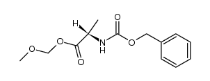 Z-L-Ala methoxymethyl ester Structure
