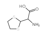 2-amino-2-(1,3-dithiolan-2-yl)acetic acid Structure