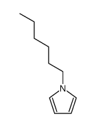 N-(n-hexyl)pyrrole Structure