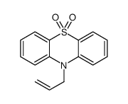 10-prop-2-enylphenothiazine 5,5-dioxide结构式