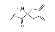 methyl 2-allyl-2-aminopent-4-enoate结构式