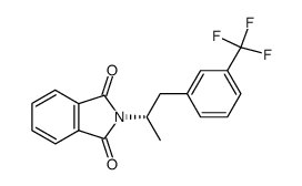 (S)-2-(1-(3-(trifluoromethyl)phenyl)propan-2-yl)isoindoline-1,3-dione Structure