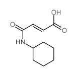 (Z)-4-(cyclohexylamino)-4-oxobut-2-enoic acid Structure