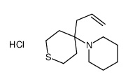 1-(4-prop-2-enylthian-4-yl)piperidine,hydrochloride Structure