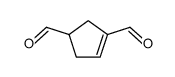 (9ci)-4-(硫氧代甲基)-1-环戊烯-1-羧醛结构式