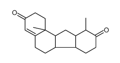 10,11b-dimethyl-1,2,5,6,6a,6b,7,8,10,10a,11,11a-dodecahydrobenzo[a]fluorene-3,9-dione结构式