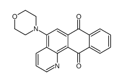 5-morpholin-4-ylnaphtho[2,3-h]quinoline-7,12-dione结构式