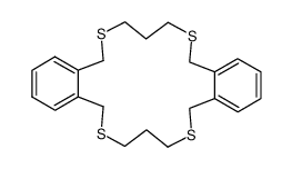 2,6,15,19-Tetrathia<7,7>orthocyclophan结构式