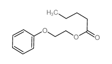 Pentanoic acid,2-phenoxyethyl ester结构式