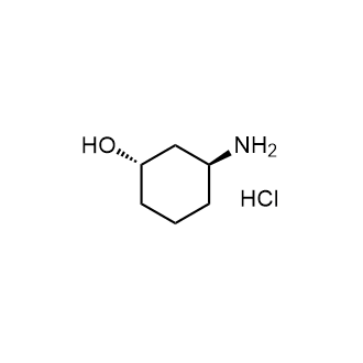 (1S,3S)-3-Aminocyclohexan-1-ol hydrochloride Structure