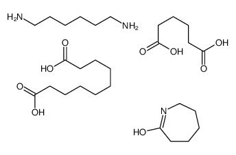 azepan-2-one,decanedioic acid,hexane-1,6-diamine,hexanedioic acid结构式