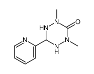 2,4-dimethyl-6-pyridin-2-yl-1,2,4,5-tetrazinan-3-one结构式