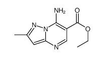 Ethyl 7-amino-2-methylpyrazolo[1,5-a]pyrimidine-6-carboxylate structure